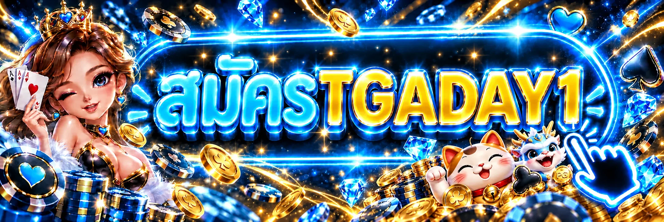 สมัคร TGADAY1 และเข้าสู่เว็บไซต์ผ่านโดเมนหลัก