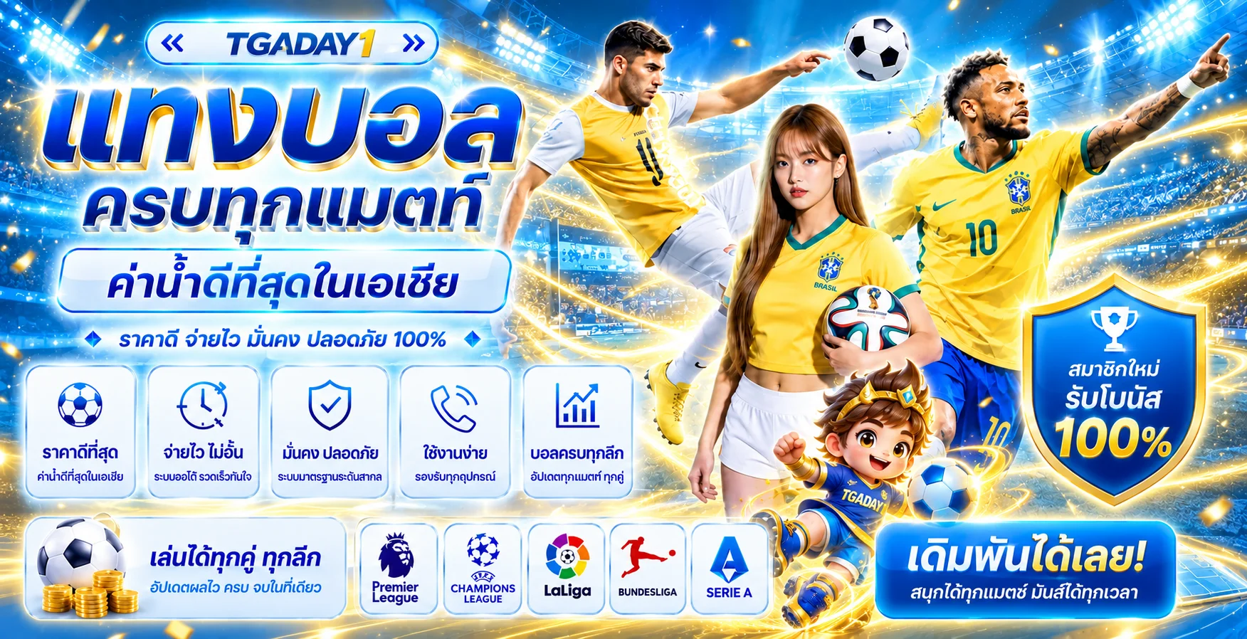 ข้อมูลแทงบอลและผลบอลสด TGADAY1