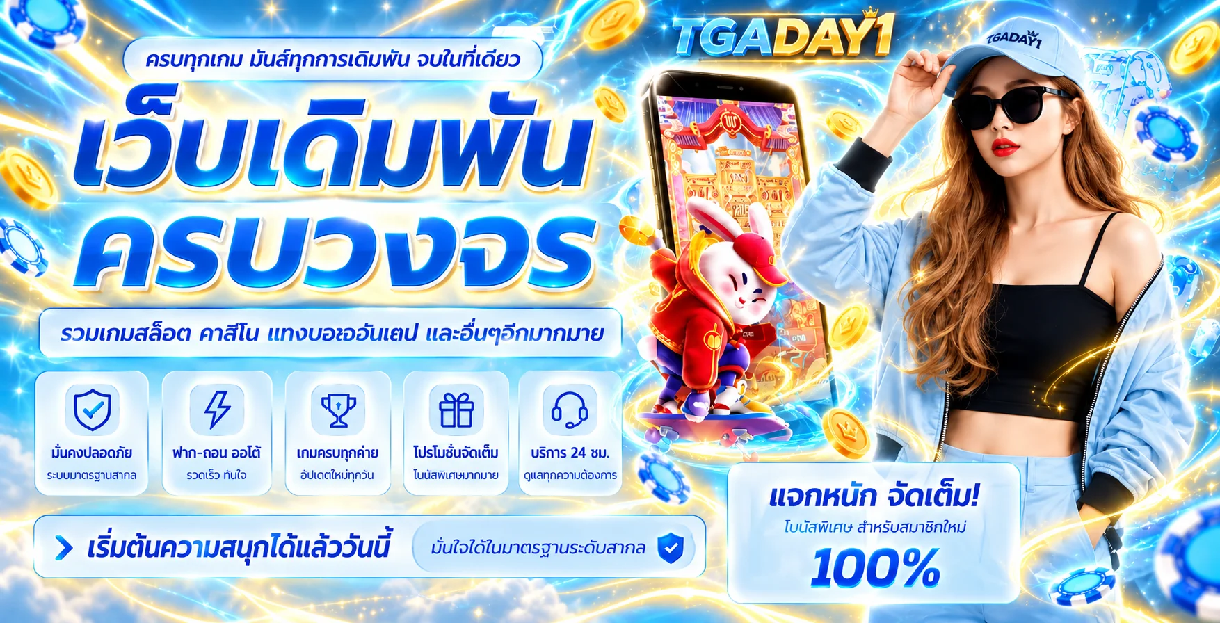 แบนเนอร์ TGADAY1 เว็บเดิมพันครบวงจร