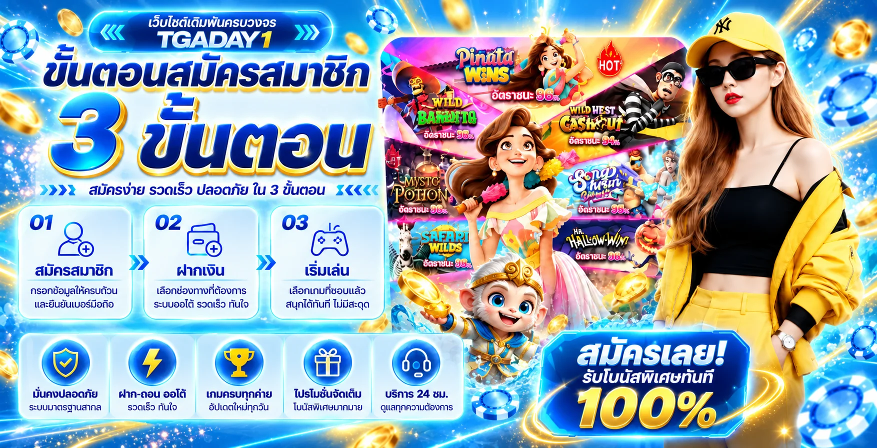 TGADAY1 สล็อต บาคาร่า ฟุตบอลออนไลน์ เว็บตรง